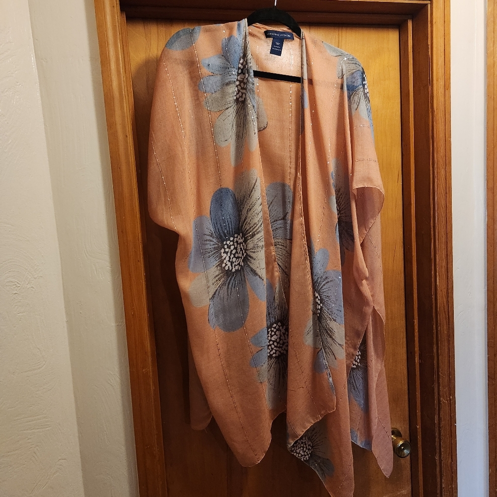 BOGO - Floral beach throw / caridgan - one size